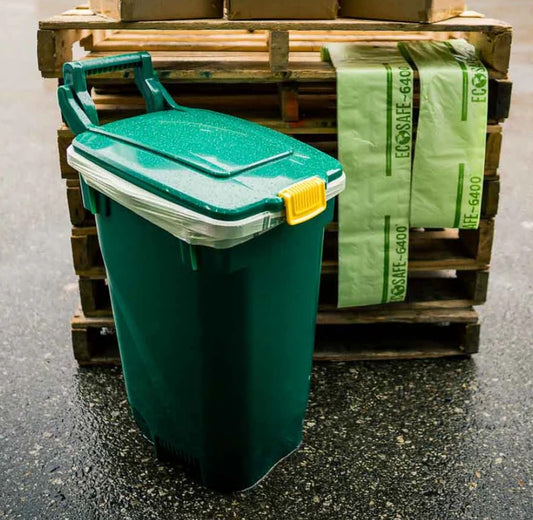 13 gal Curbside Organics Cart (with Animal Latch)